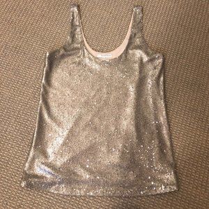 Gold Sequined Top